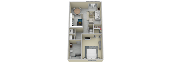 One Bedroom One Bathroom